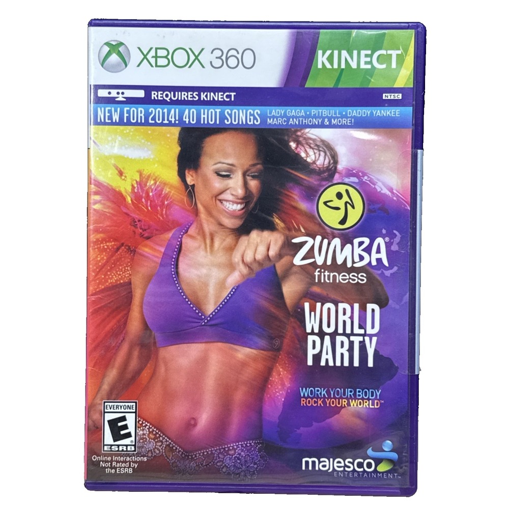 Zumba Fitness World Party, Microsoft XBOX 360, 2014, KINECT, Open-Looks‎ New